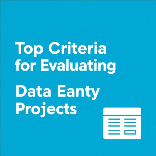 Top Criteria for Evaluating Direct Data Entry Projects