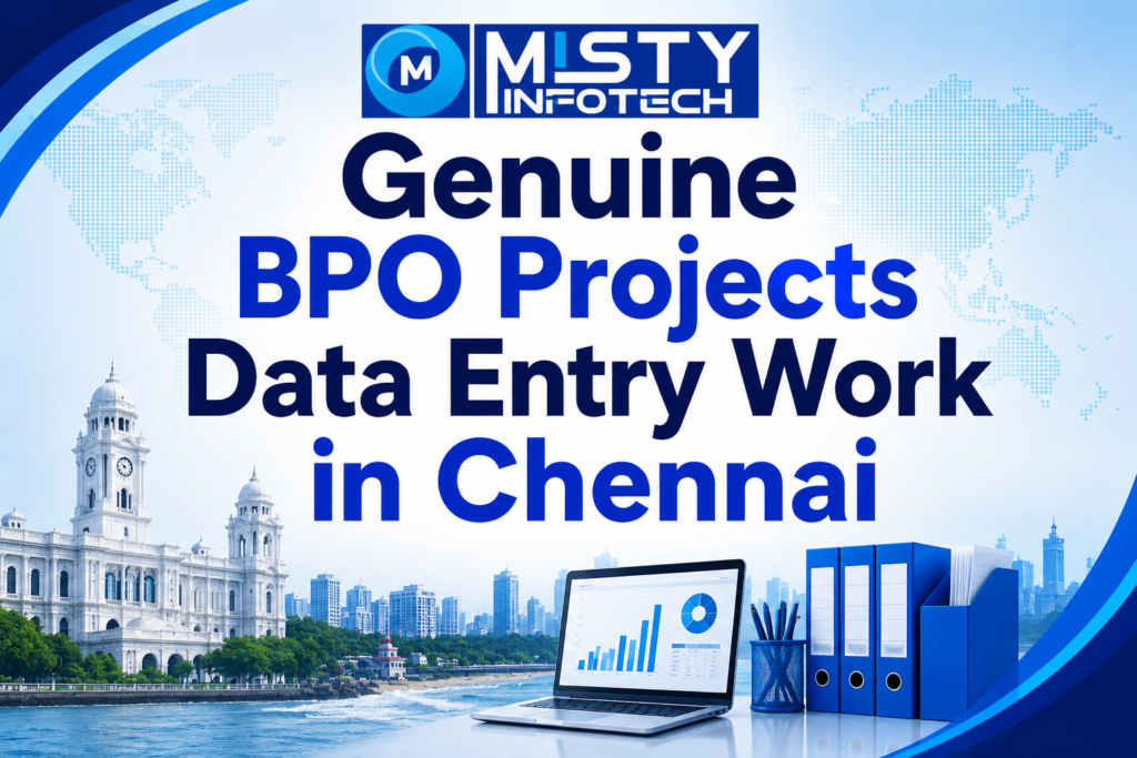 Genuine BPO Projects Data Entry Work in Chennai
