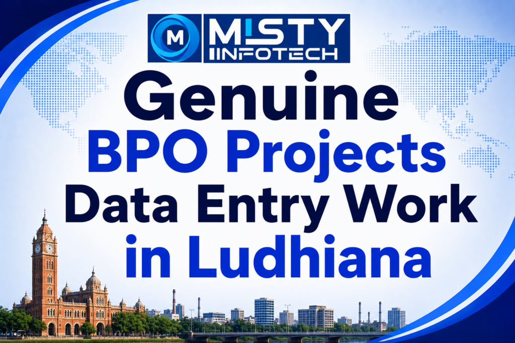 Genuine BPO Projects Data Entry Work in Ludhiana