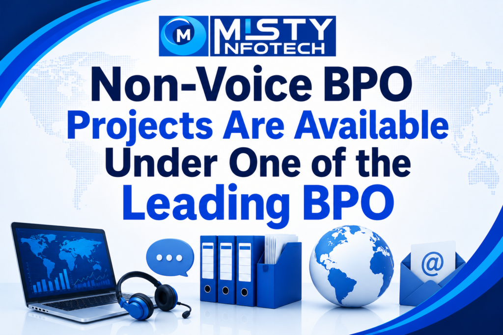 Non-Voice BPO Projects Are Available Under One of the Leading BPO