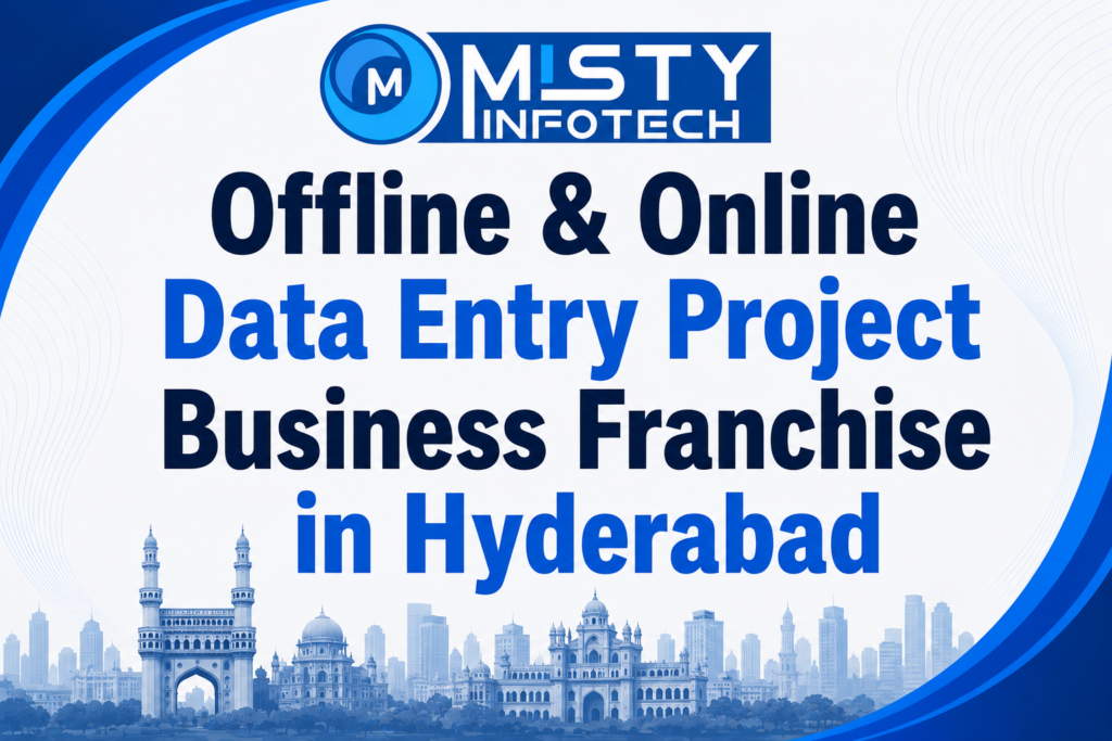 Offline & Online Data Entry Project Business Franchise in Hyderabad