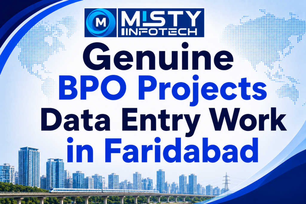 Genuine BPO Projects Data Entry Work in Faridabad