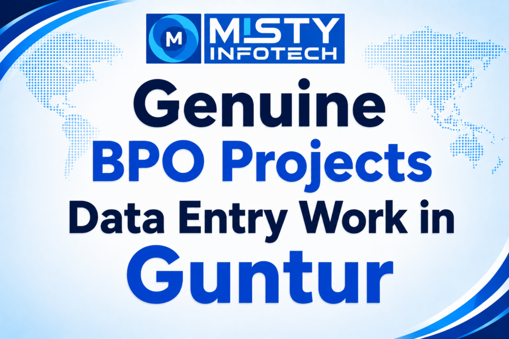 Genuine BPO Projects Data Entry Work in Guntur