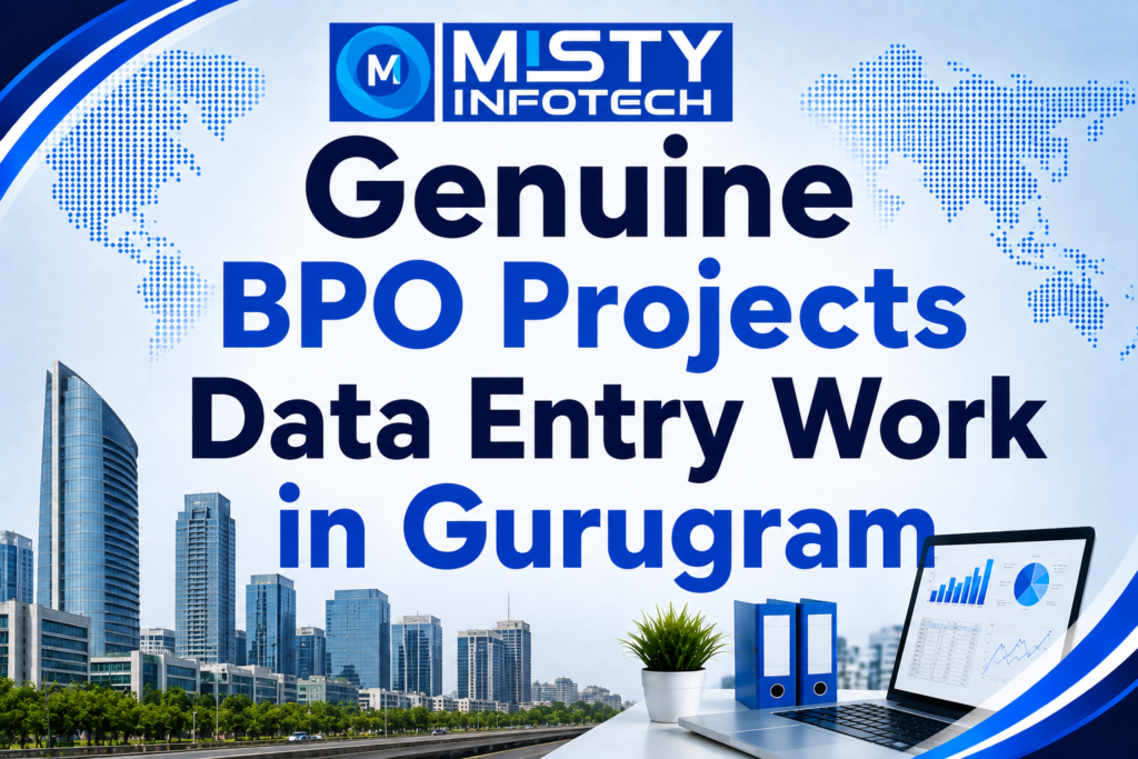 Genuine BPO Projects Data Entry Work in Gurugram