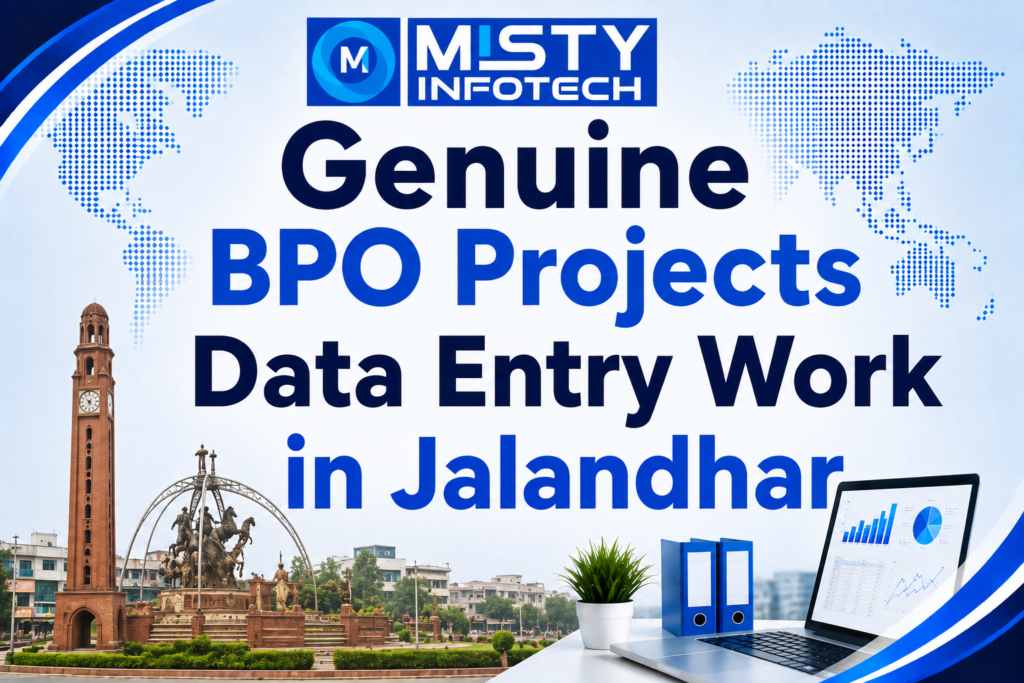 Genuine BPO Projects Data Entry Work in Jalandhar