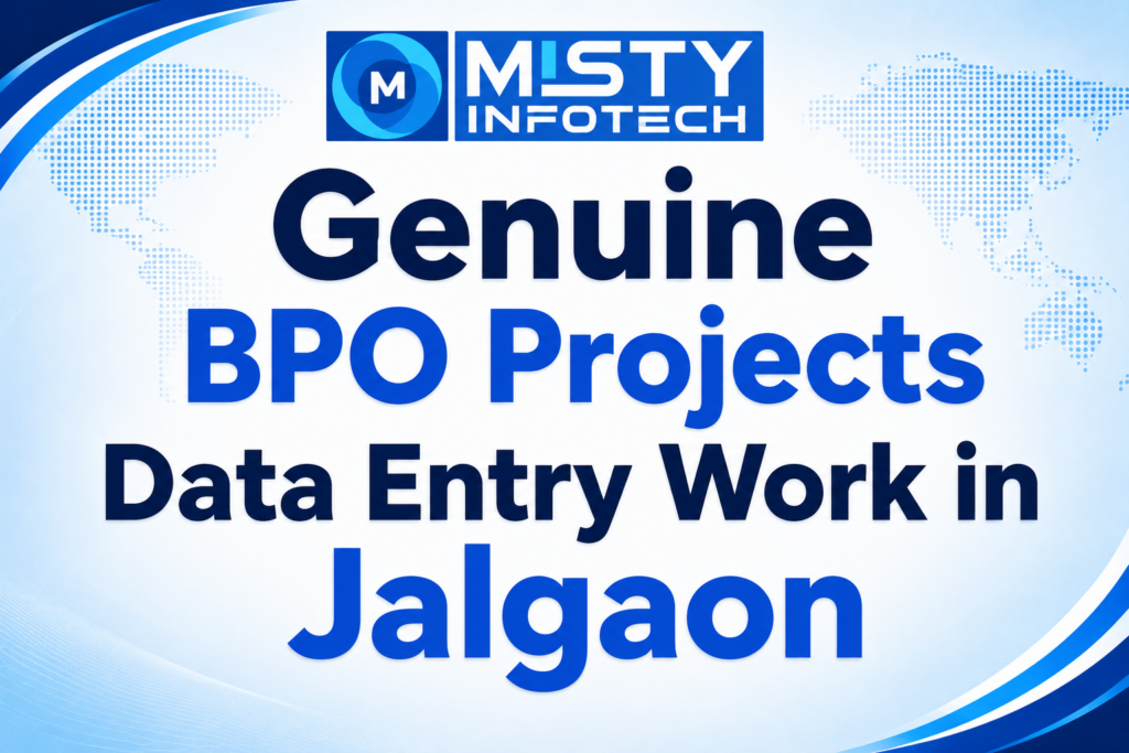 Genuine BPO Projects Data Entry Work in Jalgaon