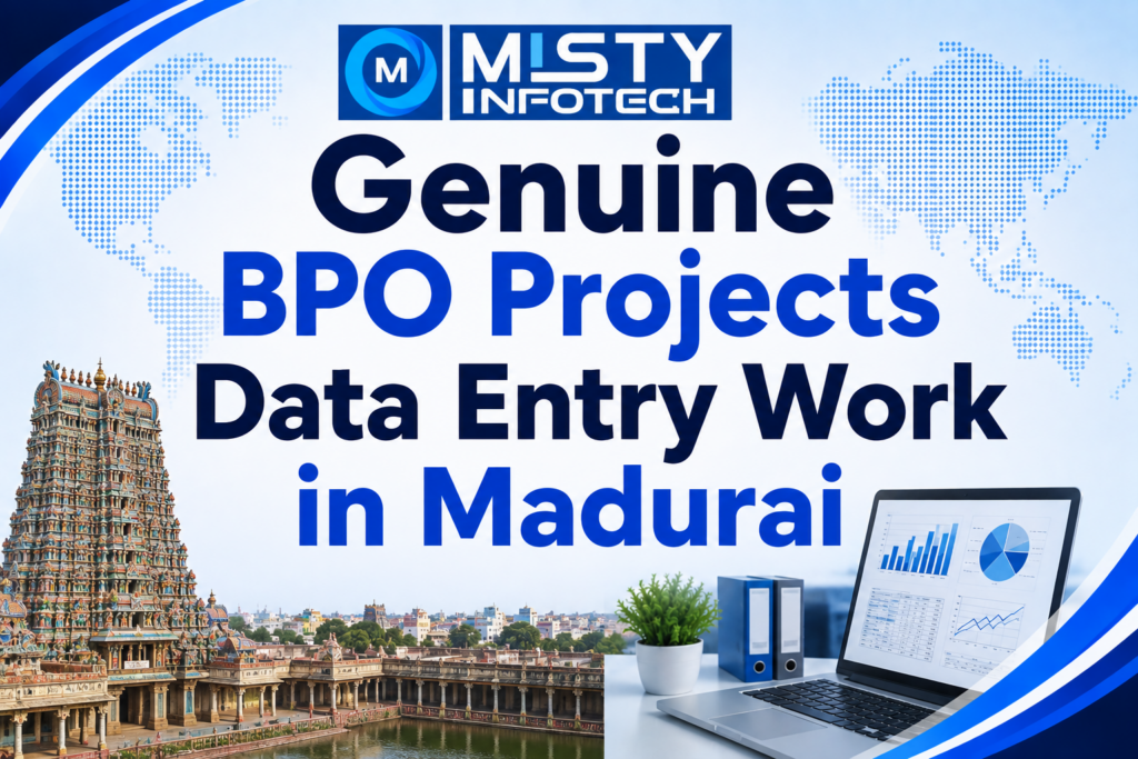 Genuine BPO Projects Data Entry Work in Madurai