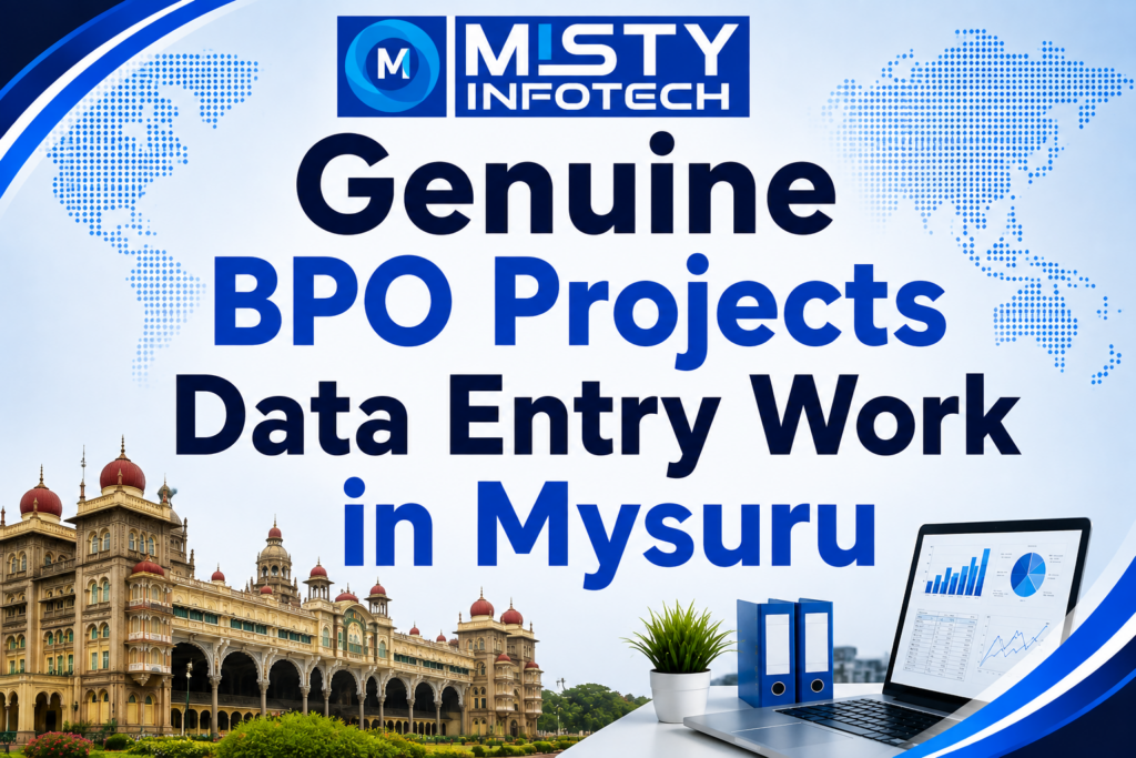 Genuine BPO Projects Data Entry Work in Mysuru