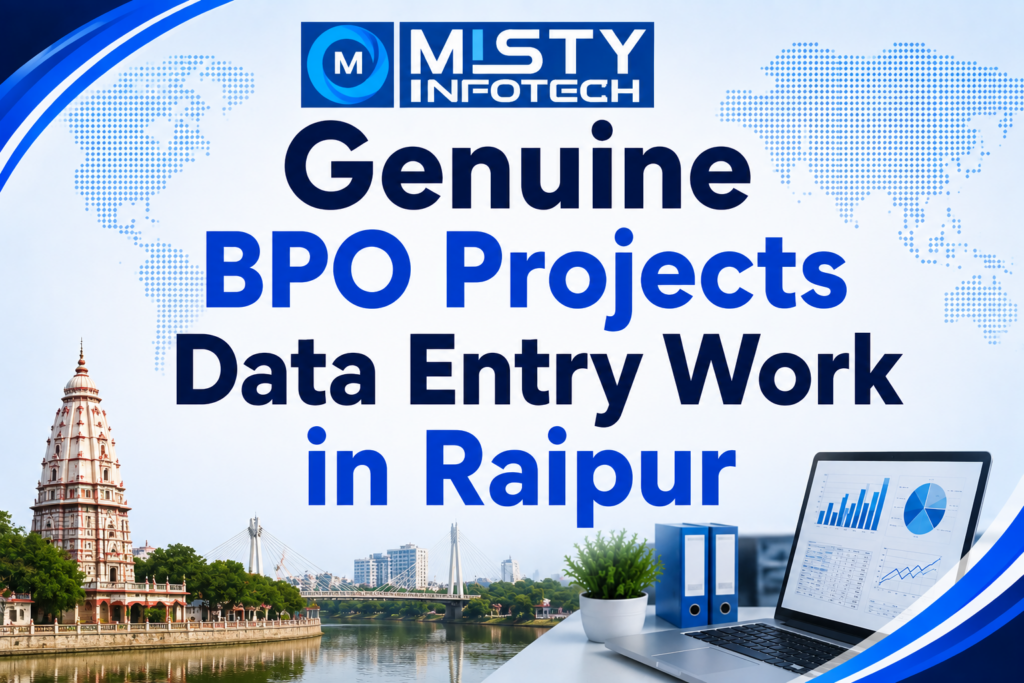 Genuine BPO Projects Data Entry Work in Raipur