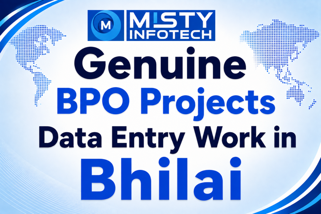 Genuine BPO Projects Data Entry Work in Bhilai