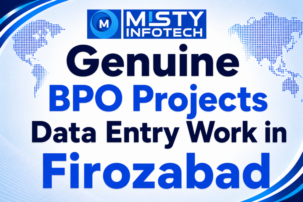 Genuine BPO Projects Data Entry Work in Firozabad