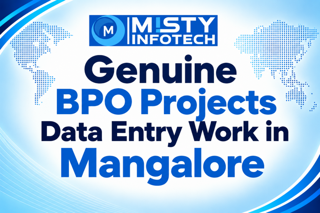 Genuine BPO Projects Data Entry Work in Mangalore