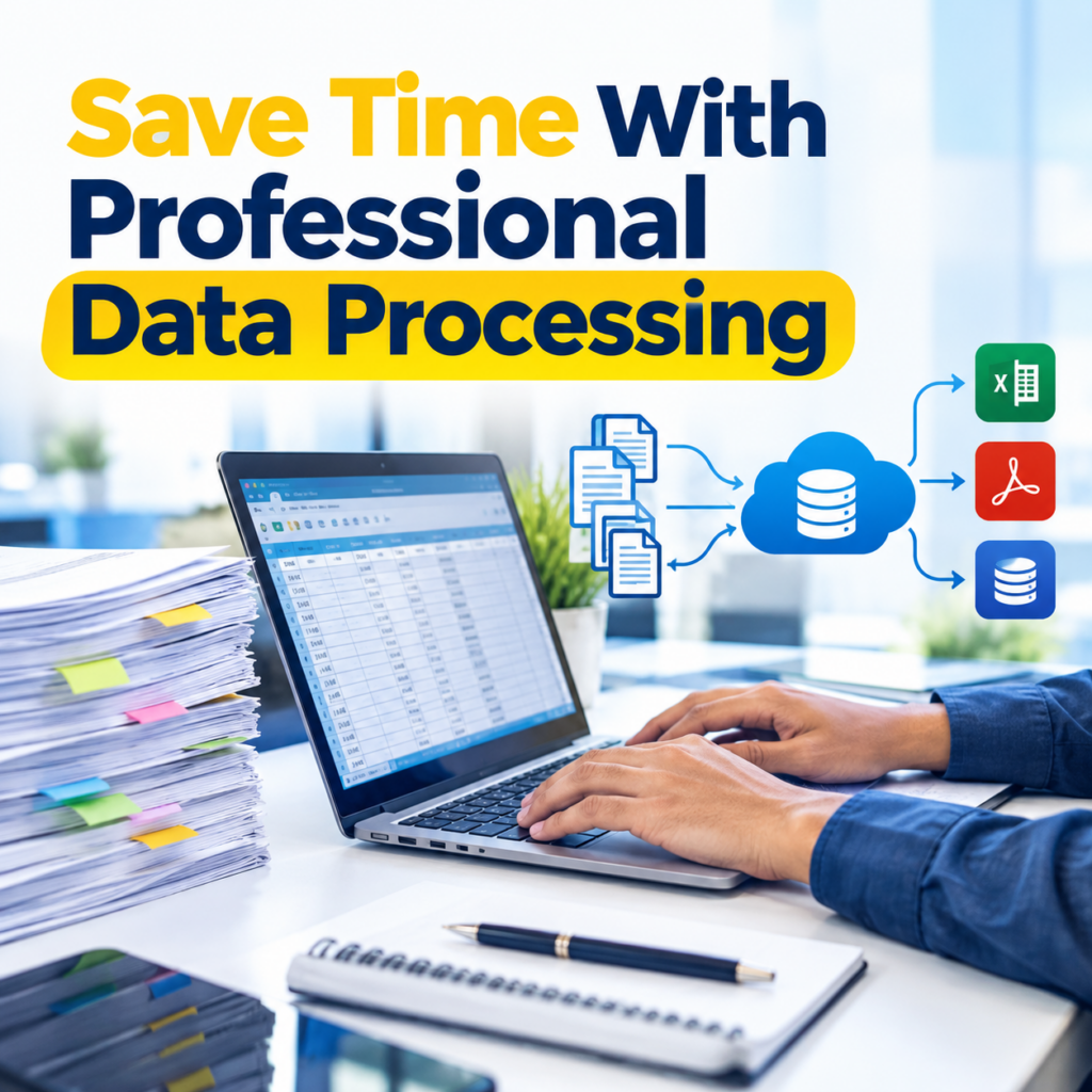 Save Time With Professional Data Processing